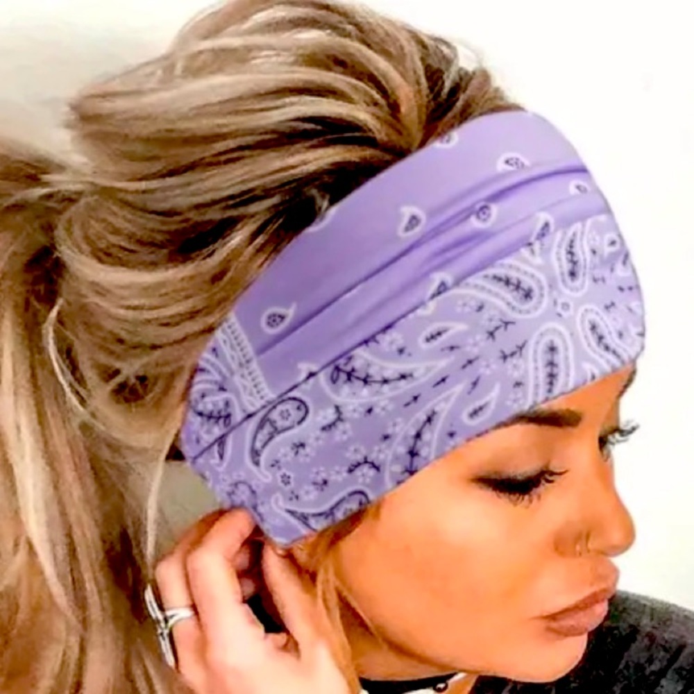 Lavender Wide Headband